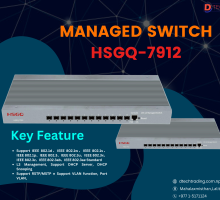 Unlocking Network Efficiency with the HSGQ-7912 Managed Switch